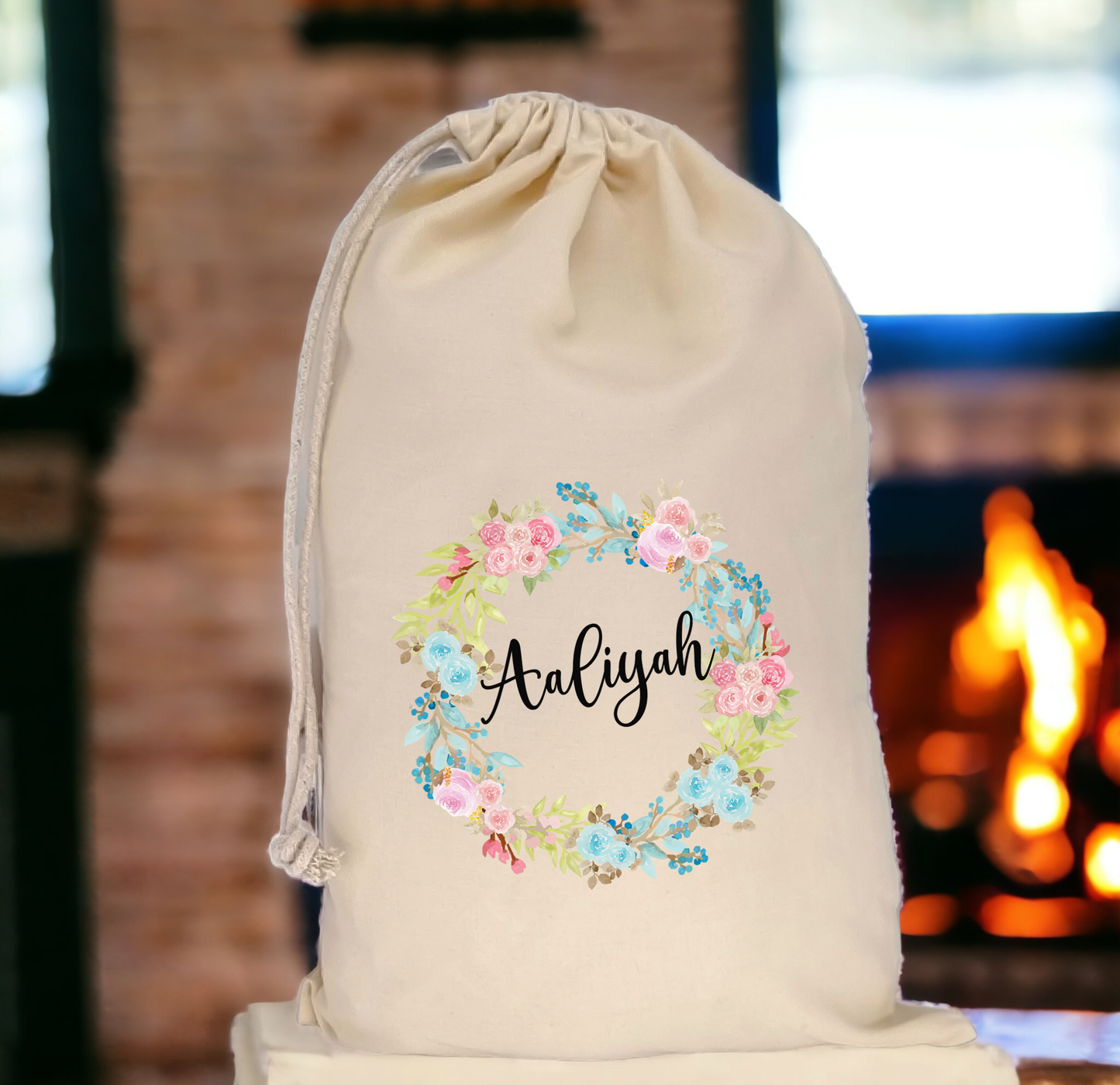 Personalised Floral Ramadan sack