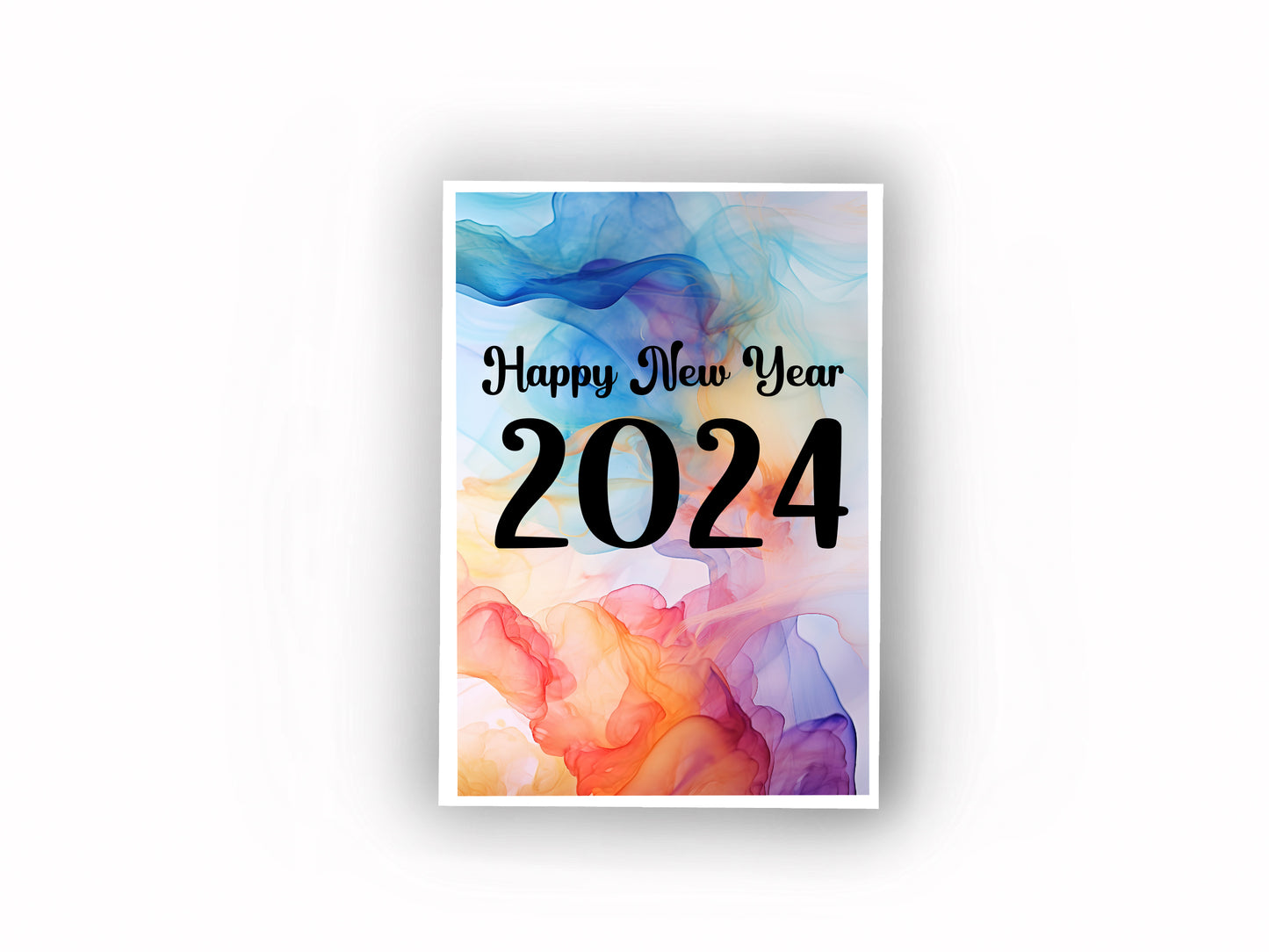 A5 Personalised Happy New Year card | New Year 2024