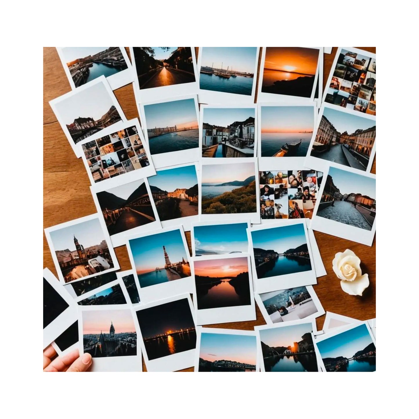Personalised Polaroid-Style Square Prints – 7.5cm x 10cm