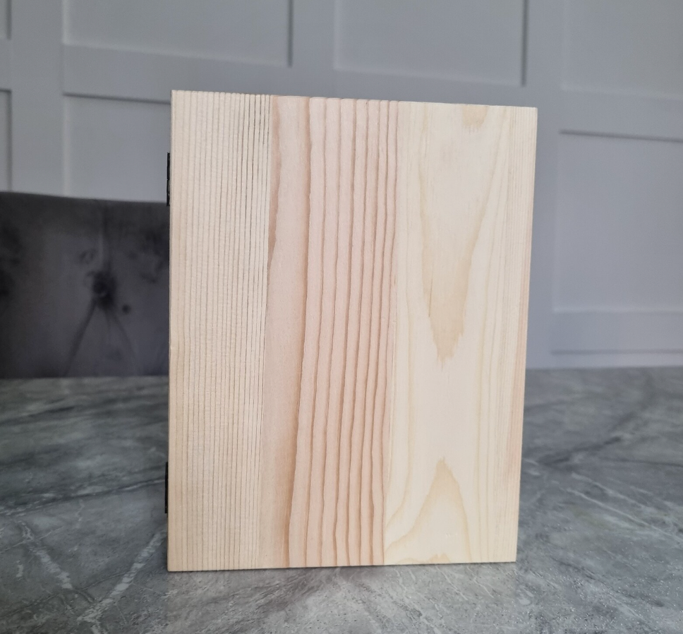 Personalised Engraved Wooden Book Photo Frame