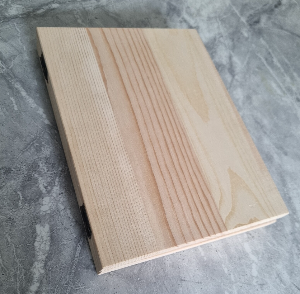 Personalised Engraved Wooden Book Photo Frame