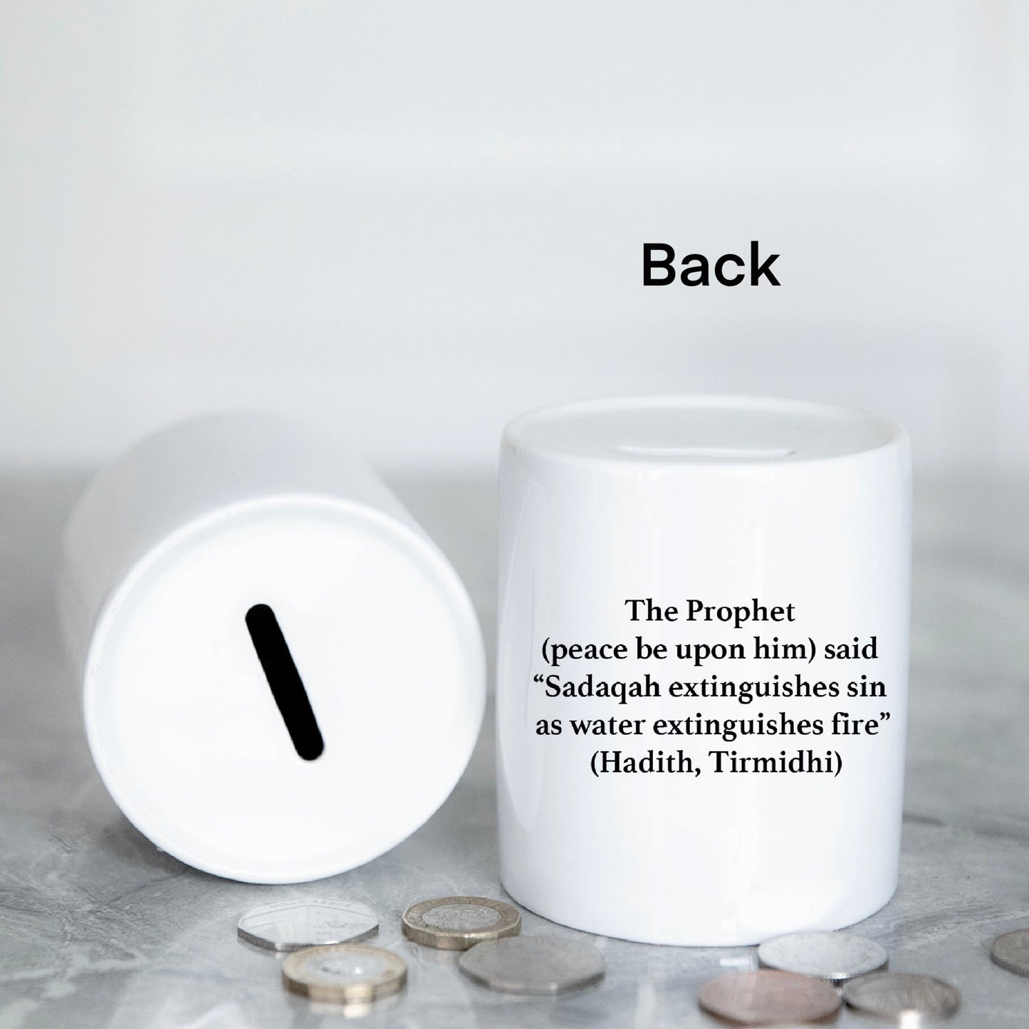 Personalised Sadaqah Box | Money pot | Sadaqah Quote | Money Box | Islamic Gift | Charity Money Box