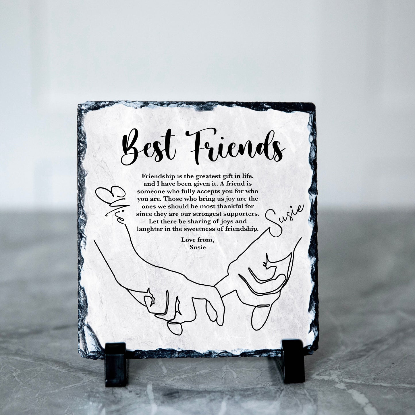 Personalised Best Friend Present | Frame for Bestie | Birthday Present for Friend | Christmas Present for Best Friend | Best Friend Frame