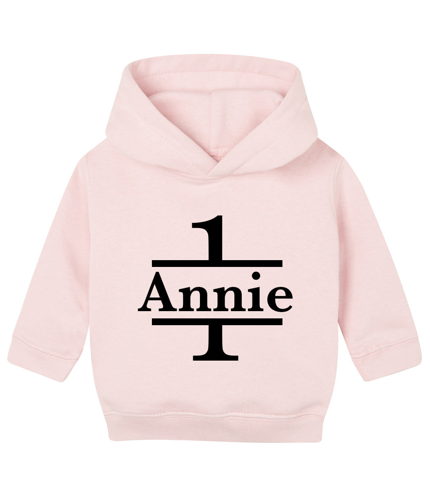 Personalised pink hoodie | Baby Girl Gift | Baby Boy gift | Winter baby Gift | Personlaised newborn Gift  | Baby Girl Gift | Toddler Gift