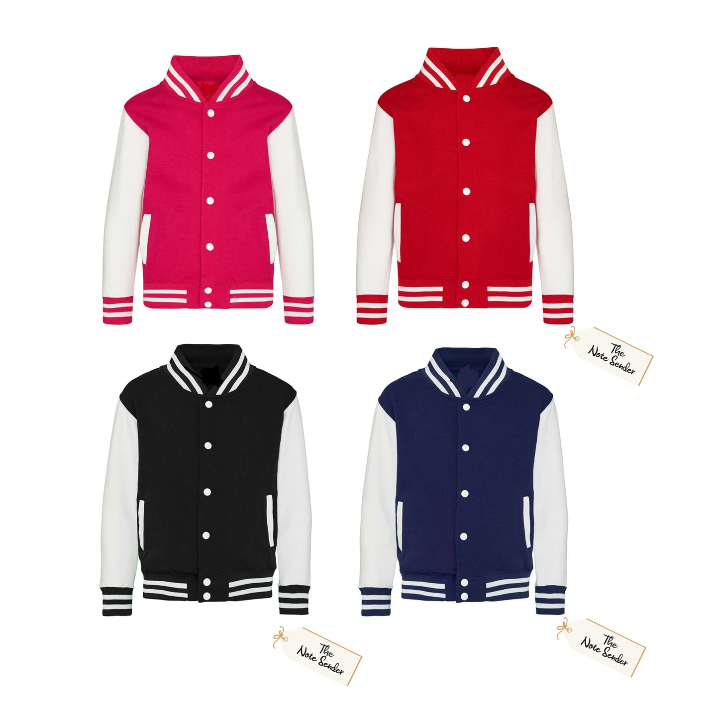 Personalised Varsity Jacket | Childrens Jacket | Birthday Jacket | Birthday Gift Kids | Gift for Birthday Children | Name Back Number Front