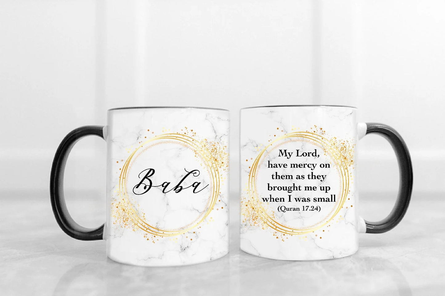 Personalised Parents Dua Rock Slate & Mug Set