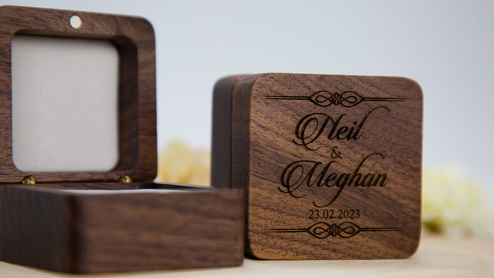 Personalised Ring Box - Engraved