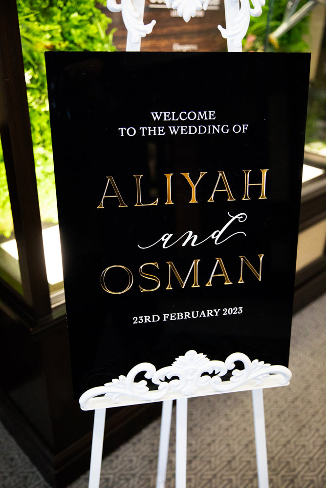 Luxury Acrylic Welcome Sign - 3mm