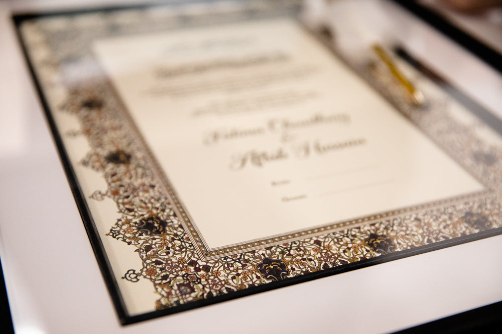 Nikkah Namah Certificate
