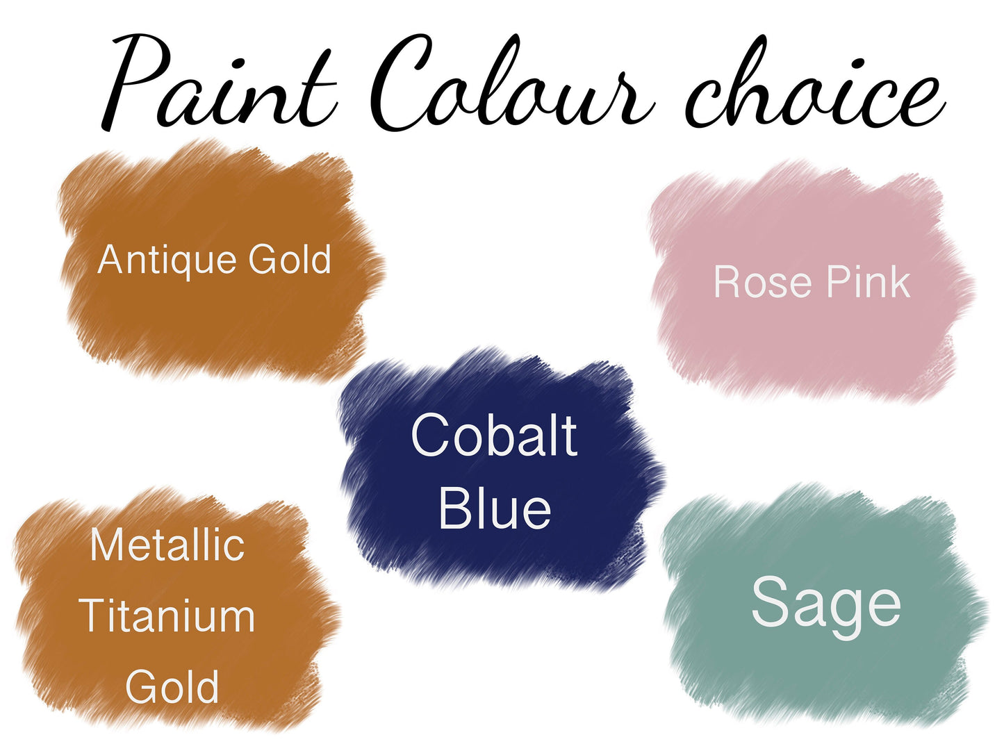 Personalised Acrylic Welcome Clear Sign | Brush Painted
