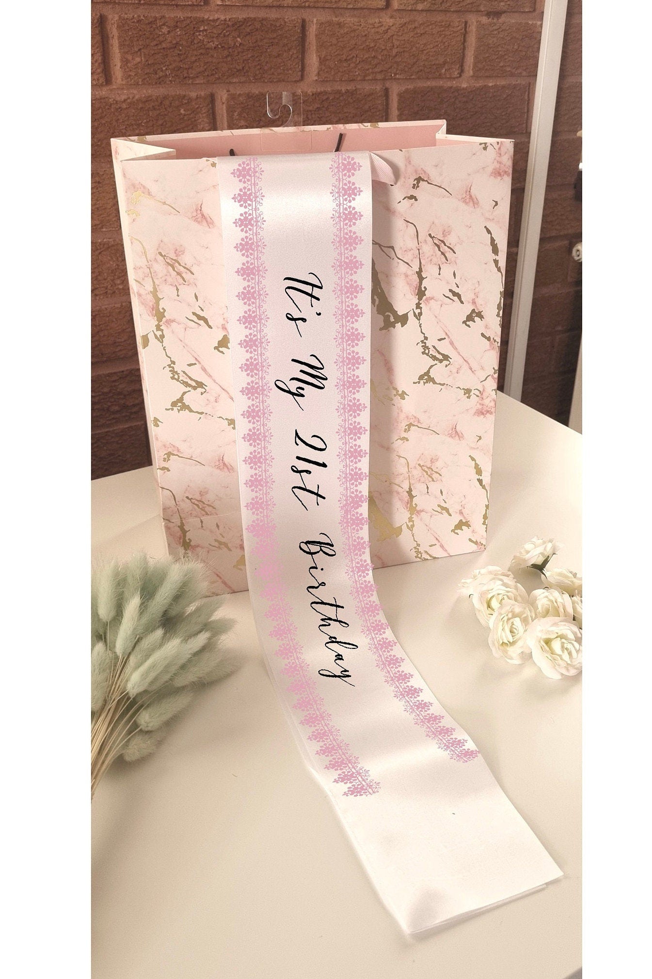 Personalised Birthday Sash | Customised Birthday Age