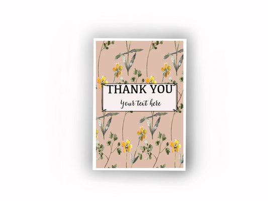 A5 Personalised Thank you so much cards | 2024