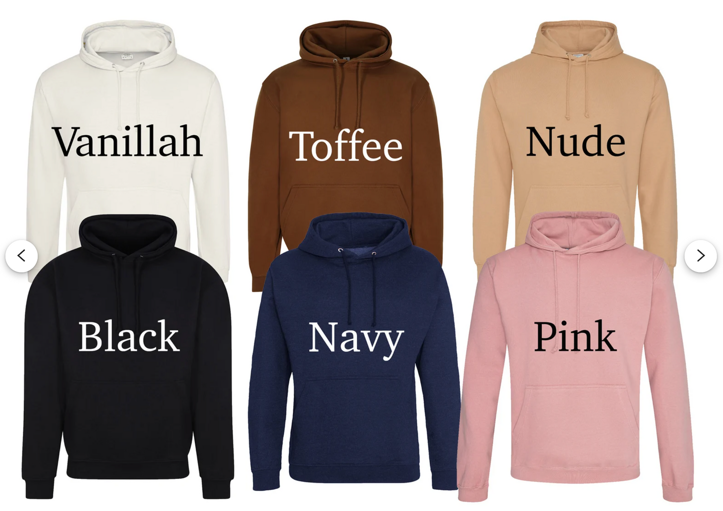 Unisex Personalised Embroidered Hoodie Roman Numeral Initial on sleeve