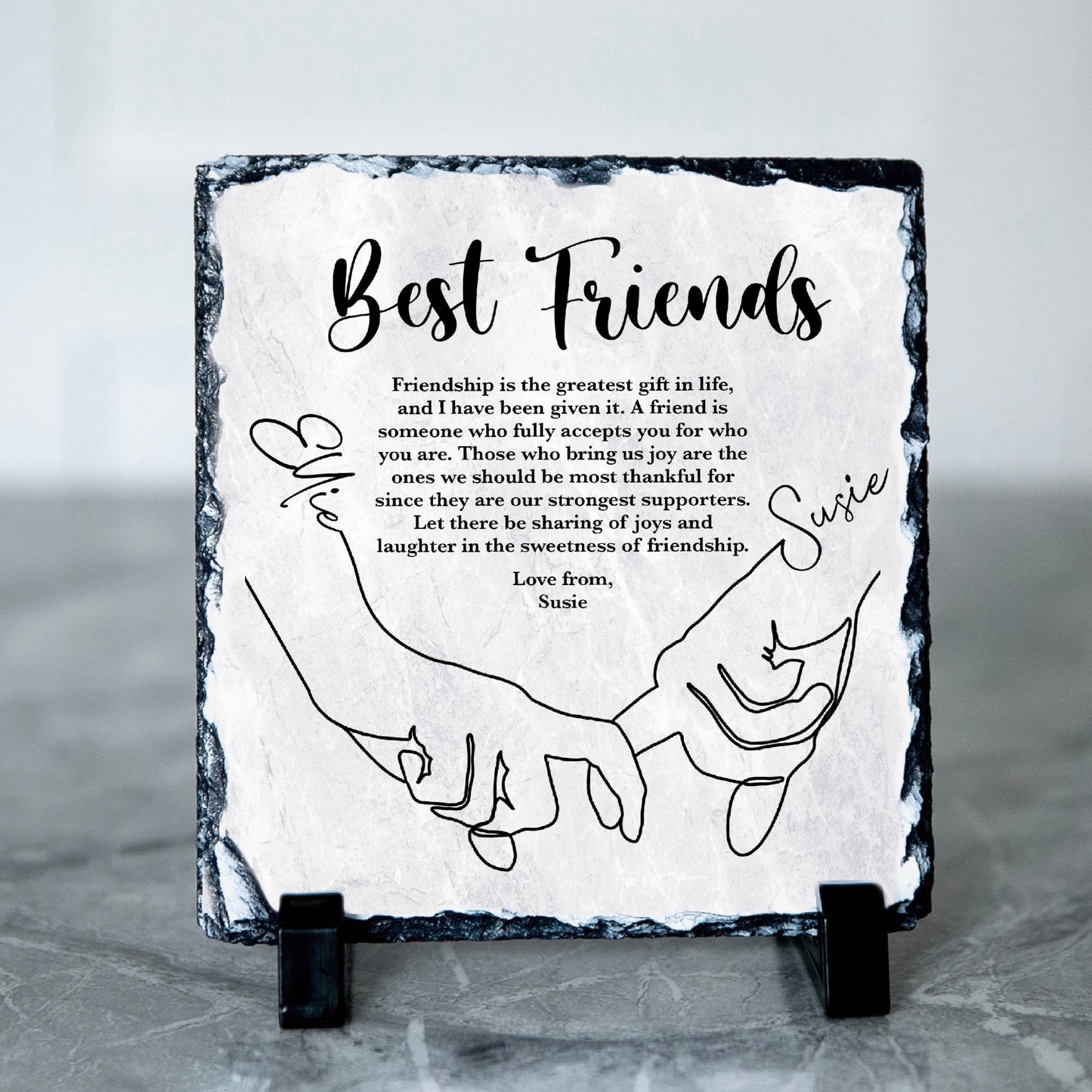 Personalised Best Friend Present | Frame for Bestie | Birthday Present for Friend | Christmas Present for Best Friend | Best Friend Frame