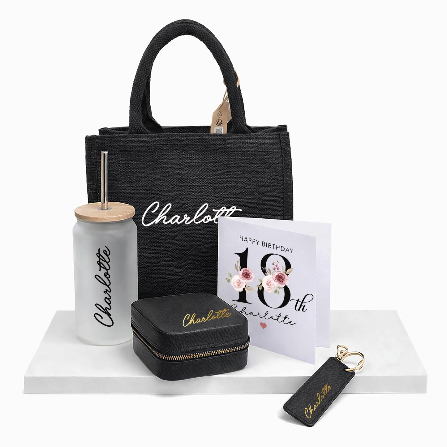 Personalised Birthday Gift Set | Custom Name Gift Bag| Ready to Gift Birthday Set | Birthday Gift for Her | Custom Age Gift