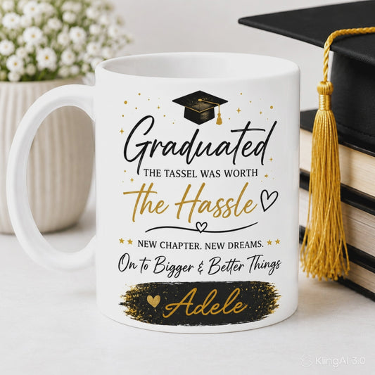 Personalised Graduation Mug | Custom Graduate Gift | Class of 2026 Mug | Graduation Keepsake | University Gift | Add Any Name |