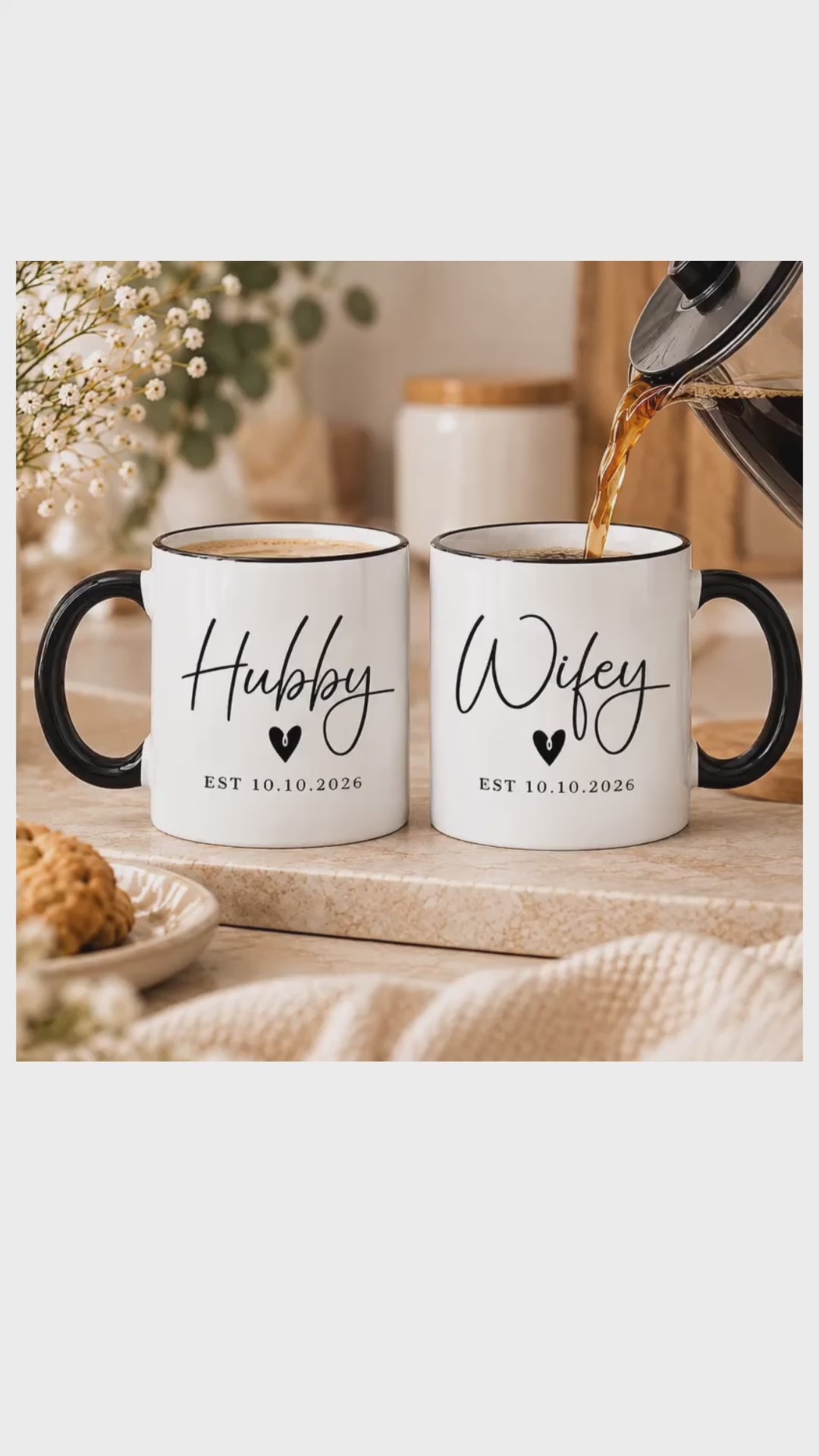 Hubby Wifey Mug Set