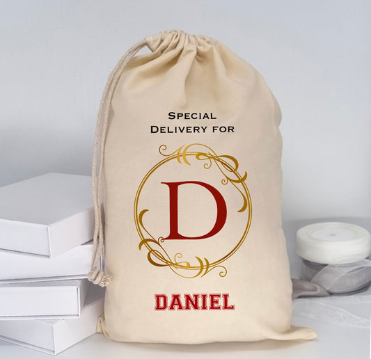 Personalised Special Delivery Sack | Special Delivery Sack | 2024 | Gift Bags