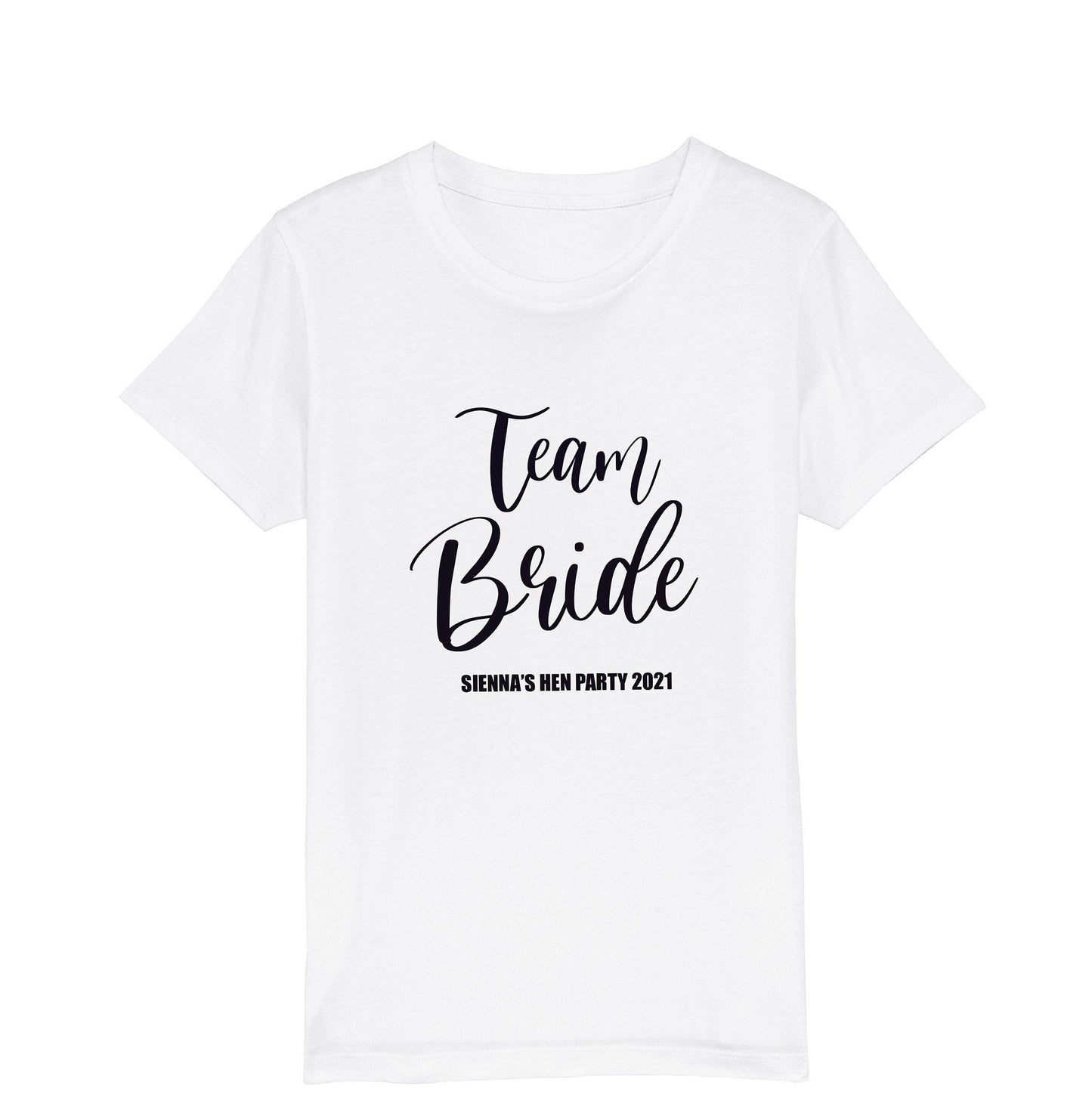 Personalised Hen Party T Shirts | Team Bride
