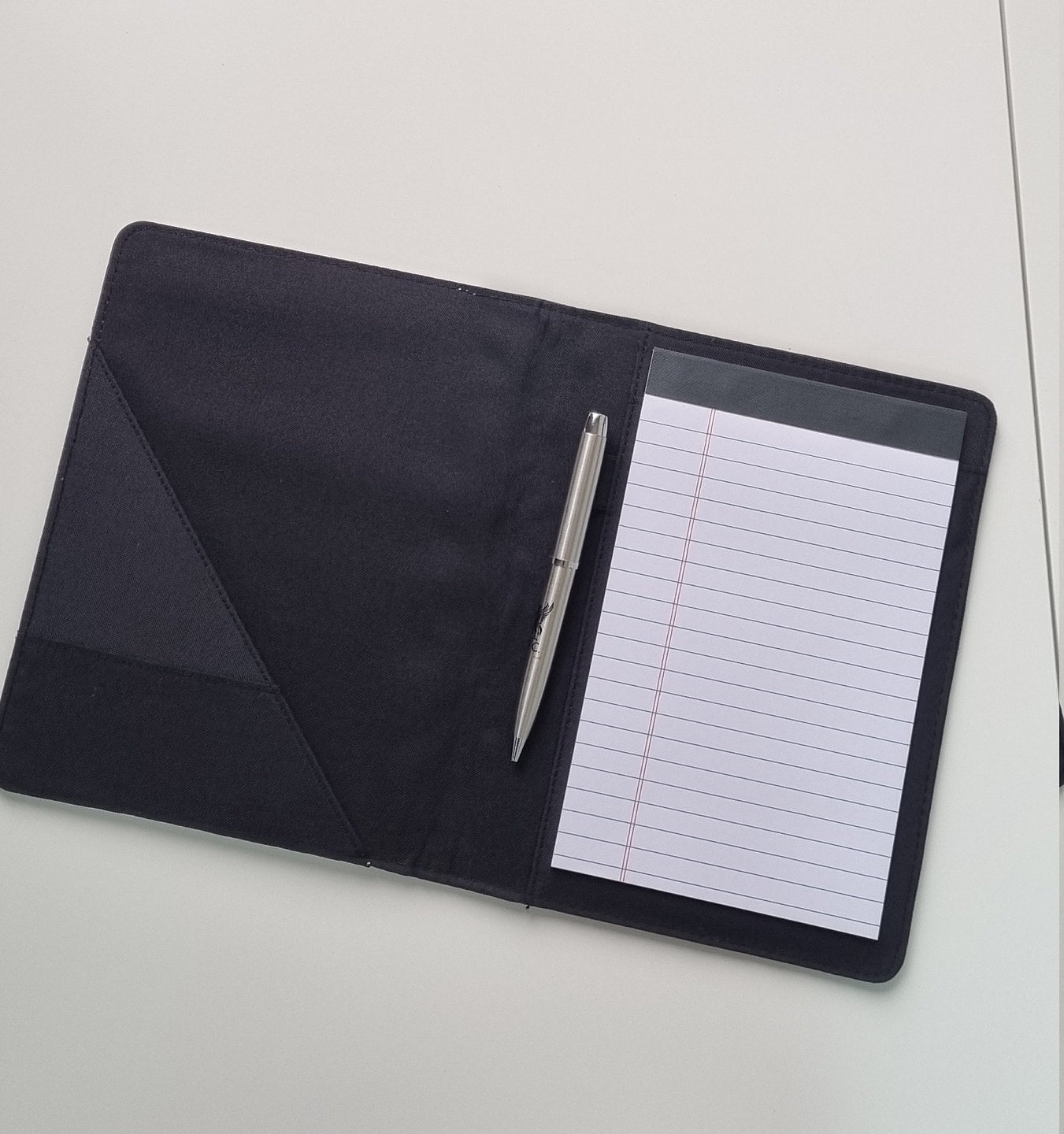 Personalised Notepad Wallet | Sage Green