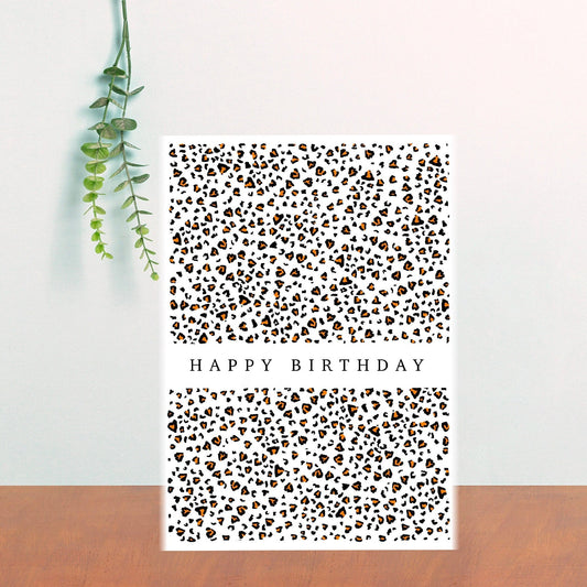 Personalised Pattern Birthday Card A5