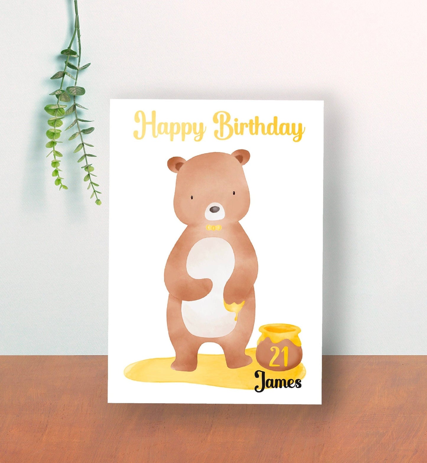 A5 Personalised Birthday card | For him birthday card